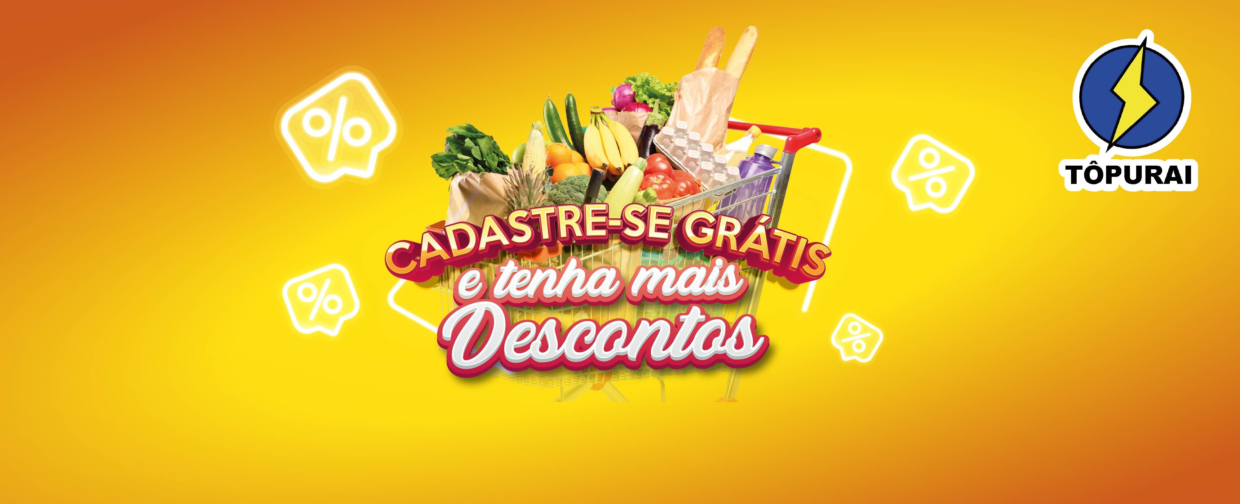 Cadastre-se Grátis e tenha mais Descontos
